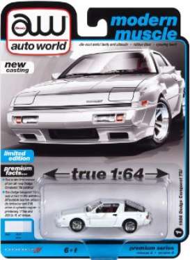 Dodge  - Conquest Tsi 1986 white - 1:64 - Auto World - SP113B - AWSP113B | The Diecast Company