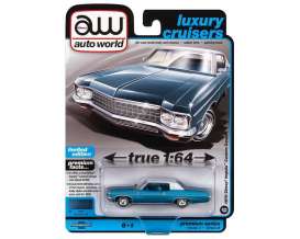 Chevrolet  - Impala Lowrider 1970 blue/white - 1:64 - Auto World - SP118B - AWSP118B | The Diecast Company