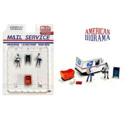 Figures  - Mail service 2022 various - 1:64 - American Diorama - 76491MJ - AD76491MJ | The Diecast Company