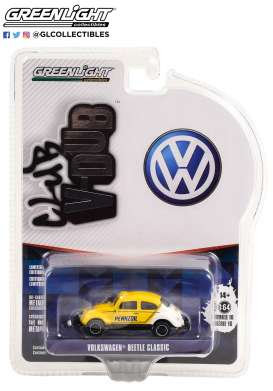 Volkswagen  - Beetle yellow/black - 1:64 - GreenLight - 36070E - gl36070E | The Diecast Company