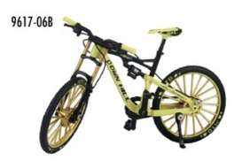 Bicycles - Mountain Bikes  - 2022 green/black - 1:10 - Golden Wheel - 9617-06B - GW9617-06B-green | The Diecast Company