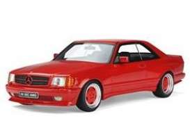 Mercedes Benz  - W126 red - 1:18 - OttOmobile Miniatures - OT995 - otto995 | The Diecast Company