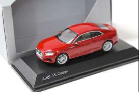 Audi  - A5 Coupe 2017 tango red - 1:43 - Spark - 19101 - Audi5011605432 | The Diecast Company