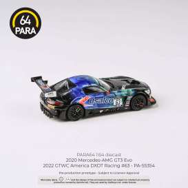 Mercedes Benz  - AMG GT3 Evo #63 2022 blue/green/black  - 1:64 - Para64 - 55354 - pa55354 | The Diecast Company