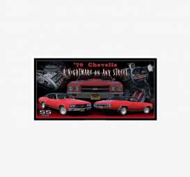 Tac Signs  - Chevrolet red/white/black - Tac Signs - R438707 - tacR438707 | The Diecast Company