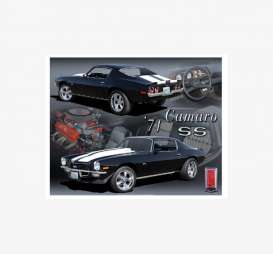 Tac Signs  - Chevrolet red/black - Tac Signs - R438717 - tacR438717 | The Diecast Company