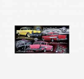 Tac Signs  - Pontiac yellow/pink/red - Tac Signs - R438727 - tacR438727 | The Diecast Company