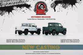 Land Rover  - Defender 110 pick-up 2016 green - 1:64 - BM Creations - 64B0197 - BM64B0197lhd | The Diecast Company