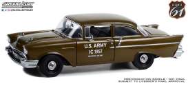 Chevrolet  - 150 Sedan US Army IC Staff Car 1957  - 1:18 - Highway 61 - HWY-18043 - hwy18043 | The Diecast Company