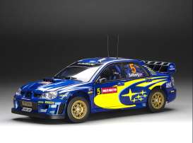 Subaru  - Impreza WRC #5 P.Solberg 2006 blue/yellow - 1:18 - SunStar - 5580 - sun5580 | The Diecast Company