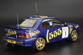 Subaru  - Impreza 555 #1 Collin McRae 1996 blue/yellow - 1:18 - SunStar - 5524 - sun5524 | The Diecast Company