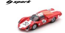 Porsche  - 906 LH 1967 red/white - 1:43 - Spark - us268 - spaus268 | The Diecast Company