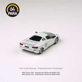 Cizeta  - V16T 1991 white - 1:64 - Para64 - 65501 - pa65501rhd | The Diecast Company
