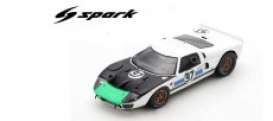Ford  - GT40 MK2 1966 white/black - 1:43 - Spark - us258 - spaus258 | The Diecast Company