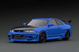 Nissan  - Skyline GT-R R35 blue - 1:18 - Ignition - IG2780 - IG2780 | The Diecast Company