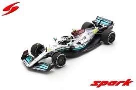 Mercedes Benz  - 2022 grey/black/red - 1:43 - Spark - S8542 - spas8542 | The Diecast Company