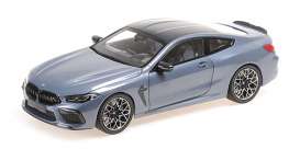 BMW  - M8 Coupe 2020 blue metallic - 1:18 - Minichamps - 110029024 - mc110029024 | The Diecast Company