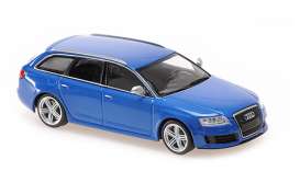 Audi  - RS6 2007 blue metallic - 1:43 - Maxichamps - 940017211 - mc940017211 | The Diecast Company