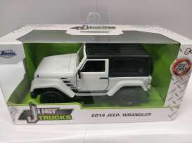 Jeep  - Wrangler 2014 white - 1:32 - Jada Toys - 24076 - jada24076w | The Diecast Company