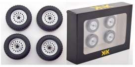 Wheels & tires Rims & tires - black - 1:18 - KK - Scale - acc013 - kkdcacc013 | The Diecast Company