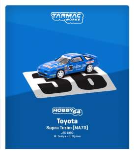 Toyota  - Supra Turbo 1990 blue - 1:64 - Tarmac - T64-064-90JTC36 - TC-T64-064-90JTC36 | The Diecast Company