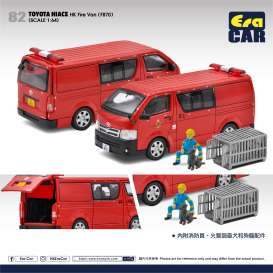 Toyota  - Hiace van (F870) red - 1:64 - Era - EraTO21HI82 - EraTO21HI82 | The Diecast Company