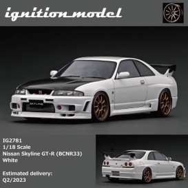 Nissan  - Skyline GT-R  white/carbon - 1:18 - Ignition - IG2781 - IG2781 | The Diecast Company