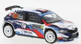 Skoda  - Rally 2 2022 blue/white/red - 1:43 - IXO Models - ram841 - ixram841 | The Diecast Company