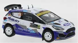 Ford  - Fiesta 2021 white/blue - 1:43 - IXO America - ram815 - ixoram815 | The Diecast Company