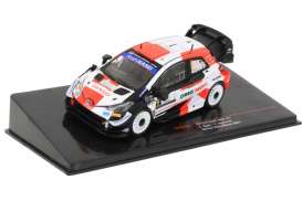 Toyota  - Yaris 2021 white/red - 1:43 - IXO Models - ram822 - ixram822 | The Diecast Company