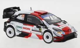 Toyota  - Yaris 2021 white/red - 1:43 - IXO Models - ram823 - ixram823 | The Diecast Company
