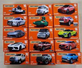Assortment/ Mix  - Power Grab 2022  - 1:64 - Matchbox - DNK70-959G - MBDNK70-979G | The Diecast Company