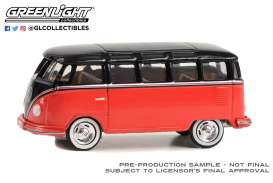 Volkswagen  - 23-Window 1956 red/black - 1:64 - GreenLight - 37290B - gl37290B | The Diecast Company