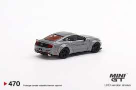 Ford  - Mustang GT grey - 1:64 - Mini GT - 00470-L - MGT00470lhd | The Diecast Company