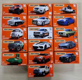 Assortment/ Mix  - Power Grab 2022  - 1:64 - Matchbox - DNK70-959G - MBDNK70-979H | The Diecast Company