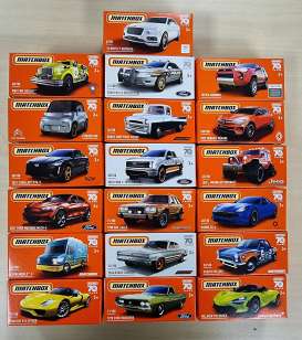 Assortment/ Mix  - Power Grab 2022  - 1:64 - Matchbox - DNK70-959J - MBDNK70-979J | The Diecast Company