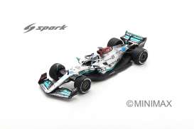 Mercedes Benz Petronas - F1 W13 E Performance 2022 silver/black/turquoise - 1:18 - Spark - 18s771 - spa18s771 | The Diecast Company