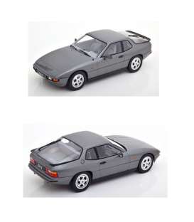 Porsche  - 924 S 1985 grey metallic - 1:18 - KK - Scale - 180772 - kkdc180772 | The Diecast Company