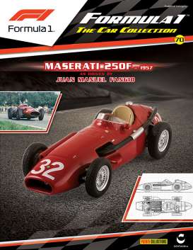 Maserati  - 250F #32 JM Fangio 1957 red - 1:43 - Magazine Models - magF1250F | The Diecast Company