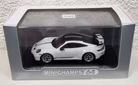 Porsche  - 911 (992) GT3 carrera white - 1:64 - Wbros - 643061009 - wbros643061009 | The Diecast Company