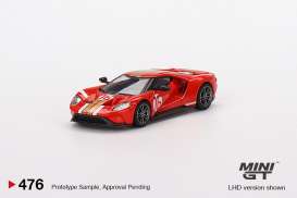 Ford  - GT #16 Alan Mann red/white/gold - 1:64 - Mini GT - MGT00476-L - MGT00476lhd | The Diecast Company