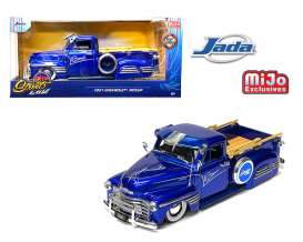 Chevrolet  - pick-up 1951 blue - 1:24 - Jada Toys - 34290 - jada34290 | The Diecast Company