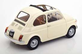 Fiat  - 500 1968 creme - 1:12 - KK - Scale - KKDC120032 - kkdc120032 | The Diecast Company