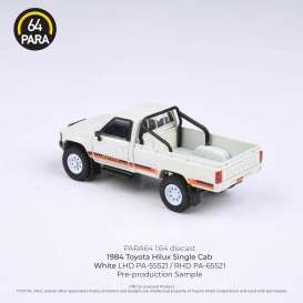 Toyota  - Hilux Single Cab 1984 white - 1:64 - Para64 - 55521 - pa55521lhd | The Diecast Company