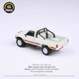 Toyota  - Hilux Single Cab 1984 white - 1:64 - Para64 - 65521 - pa65521rhd | The Diecast Company