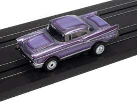 Chevrolet  - Bel Air 1957 purple - 1:64 - Auto World - SC379 - awSC379-2pu | The Diecast Company