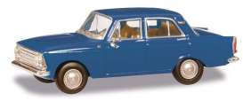 Moskvitch  - 408 blue - 1:87 - Herpa - H024365-005 - herpa024365-005 | The Diecast Company
