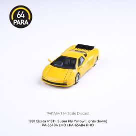 Cizeta  - Moroder V16T 1991 yellow - 1:64 - Para64 - 55484 - pa55484lhd | The Diecast Company