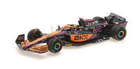 McLaren  - MCL36 2022 orange/blue - 1:43 - Minichamps - 537226003 - mc537226003 | The Diecast Company