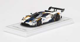 Ford  - GT MKII white/blue/gold - 1:43 - TrueScale - m430542 - tsm430542 | The Diecast Company